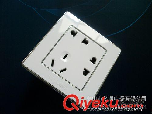 廠家直銷86型墻壁插座 戶朗D3系列 10A 7孔墻壁插座 美觀安全耐用原始圖片2