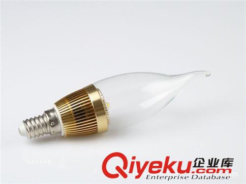 E14/10 LED1W拉尾燈泡 蠟燭泡 尖泡 LED燈泡原始圖片2