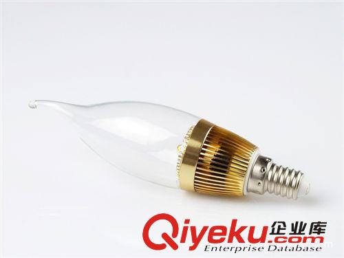 E14/10 LED1W拉尾燈泡 蠟燭泡 尖泡 LED燈泡原始圖片3