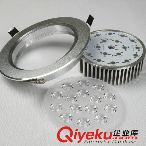 廠家供貨/15W/18WLED天花燈外殼  配刀片散熱器  天花燈外殼套件