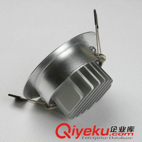 廠家供應LED天花燈外殼 大功率3*1W天花燈外殼套件 刀片散熱器原始圖片2