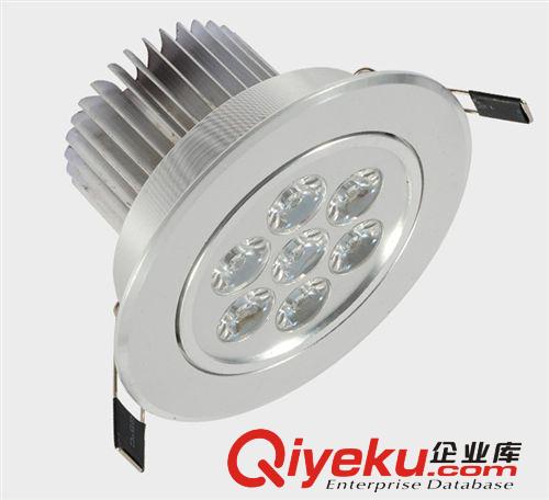 led 天花燈7w射燈嵌入式天花led筒燈節能筒燈嵌入式商業照明筒燈