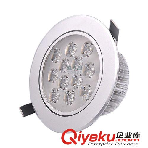 led 天花燈12w射燈嵌入式天花led筒燈節能筒燈嵌入式商業照明筒燈