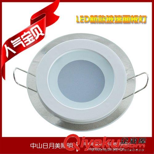 led圓形玻璃面板燈 6W 12W 15W  led新款面板燈 廠家直銷 tj原始圖片2