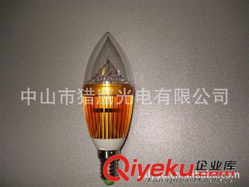 厂家直销LED蜡烛泡灯 新款4W LED尖泡蜡烛灯 gd水晶灯蜡烛灯