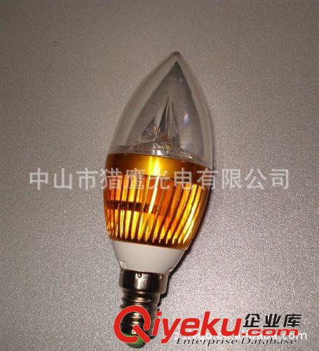 厂家直销LED蜡烛泡灯 新款4W LED尖泡蜡烛灯 gd水晶灯蜡烛灯