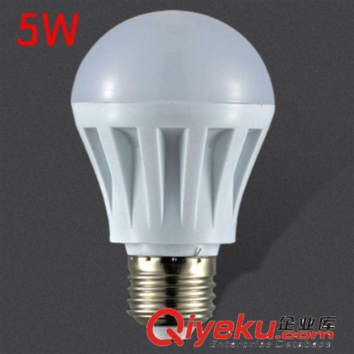 廠家直銷 LED塑料塑膠球泡燈3W 5W 7W9W貼片球泡燈 E14 螺口原始圖片2
