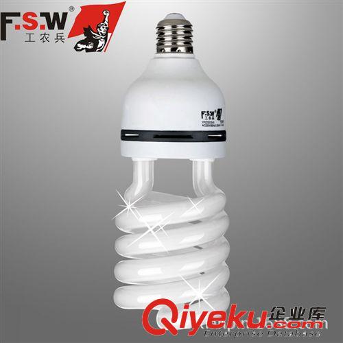 純三基色節能燈 【FSW工農兵】35W4Uφ12E27B22白黃光 天品電器