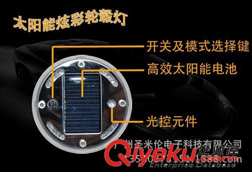 {zx1}款太陽能 風(fēng)火輪/汽車裝飾燈/led輪轂燈/夜視輪/車輪燈改裝原始圖片3