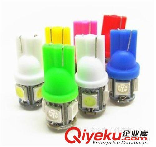 LED汽車燈泡 T10示寬燈 超亮日行燈 牌照裝飾燈小燈改裝 w5w冰藍(lán)原始圖片2