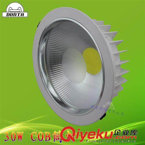 LEDCOB筒燈  8寸壓鑄鋁筒燈 30wCOB筒燈 cob筒燈  天花燈原始圖片3