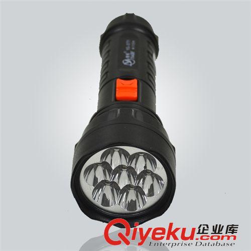 雅格YG-3771充電式手電 家用應急燈 7顆LED 備用照明充電手電筒原始圖片2