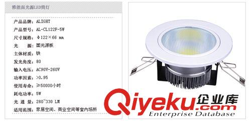 筒燈  LED天花燈   天花燈LED   5W燈  中山LED筒燈  5WLED原始圖片2