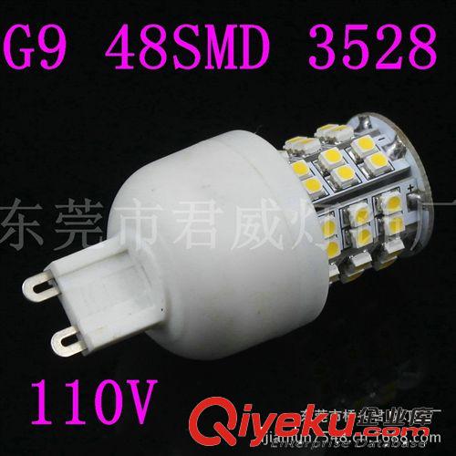 君威供應(yīng)G9 48SMD 3528LED照明燈 玉米燈系列 110V