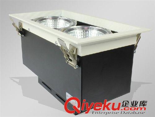 新款LED豆膽燈COB格柵燈三頭LED燈射燈天花燈斗膽燈批發cob斗膽燈原始圖片2