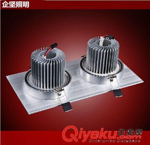 廠家批發LED射燈 3W5W7W12W兩頭天花燈 格柵燈嵌入式射燈批發