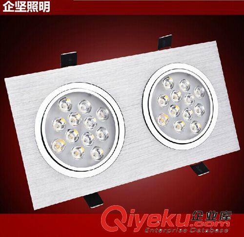 廠家批發LED射燈 3W5W7W12W兩頭天花燈 格柵燈嵌入式射燈批發