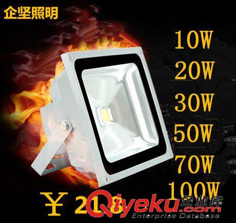 led廠家批發(fā) 投光燈 泛光燈 戶外照明路燈 廣告燈100W 50W 30W