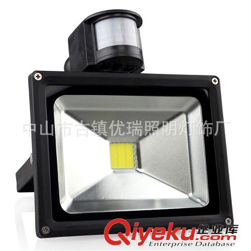 【廠家直銷】紅外感應投光燈  led人體感應燈 30W感應投光燈