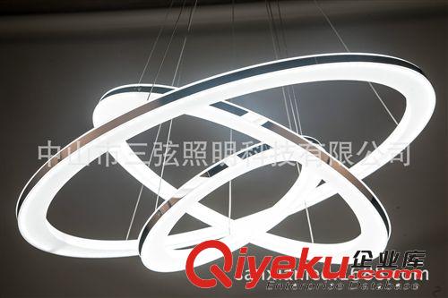 1.1米LED亞克力客廳燈led吊燈簡約現(xiàn)代餐廳燈臥室燈書房創(chuàng)意燈飾原始圖片3