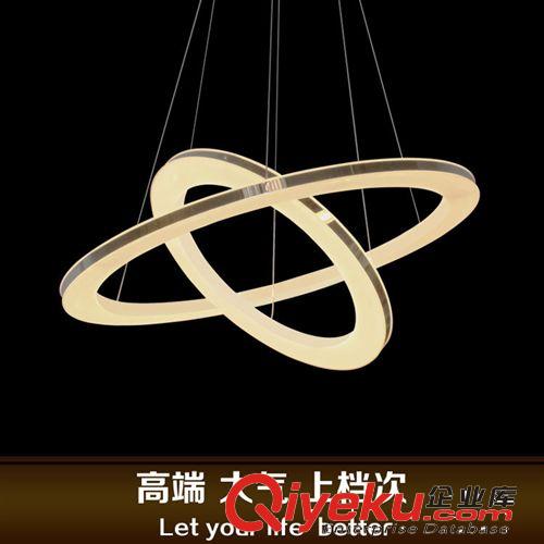 現(xiàn)代簡(jiǎn)約創(chuàng)意LED吊燈亞克力圓形餐廳燈臥室燈書房燈飾時(shí)尚圈出口原始圖片2