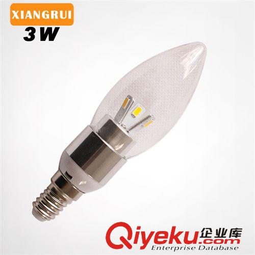 LED  3W 高亮 蠟燭燈泡 尖泡 質保三年