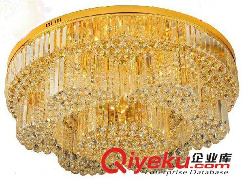 烈風  廠價直銷  新款黃色水晶燈  吸頂燈 客廳臥室燈具LF8266-1