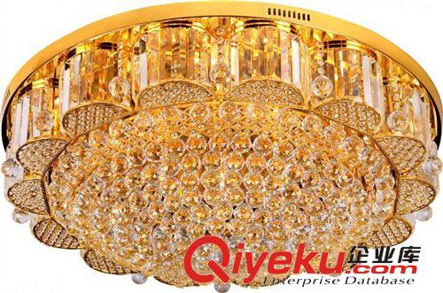 烈風  廠價直銷  新款黃色水晶燈  吸頂燈 客廳臥室燈具LF9806