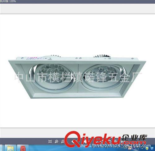 出口款gd豆膽燈  AR111三頭豆膽燈外殼  商業(yè)照明工程用燈具
