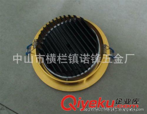 %100實拍gd天花燈 9W12W掃紋金天花燈套件 天花燈廠家直銷原始圖片3
