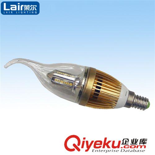 萊爾照明 3.2W大功率LED光源412A蠟尾泡樓梯客廳宴會廳節能燈具