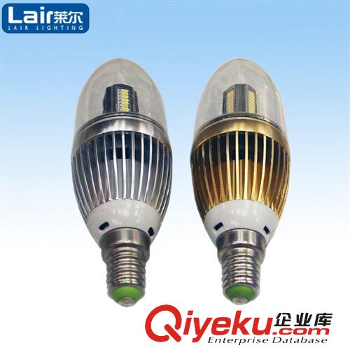萊爾照明 3.2W大功率LED光源412A蠟尾泡樓梯客廳宴會廳節(jié)能燈具