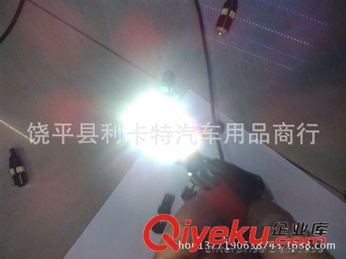 新款黑鋒T10 帶透鏡2W LED示寬燈 車尾牌照燈 高亮剎車燈工廠直銷原始圖片3