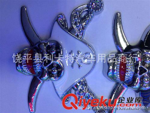 汽車金屬貼 卡通海賊王3D立體車貼 海盜車標 汽車個性貼標原始圖片3