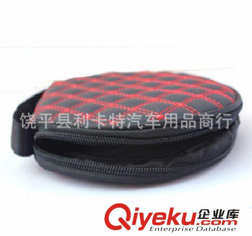 利卡特車用品 紅酒系列紅酒CD包汽車CD包紅酒CD夾 車用CD盒 圓形原始圖片3