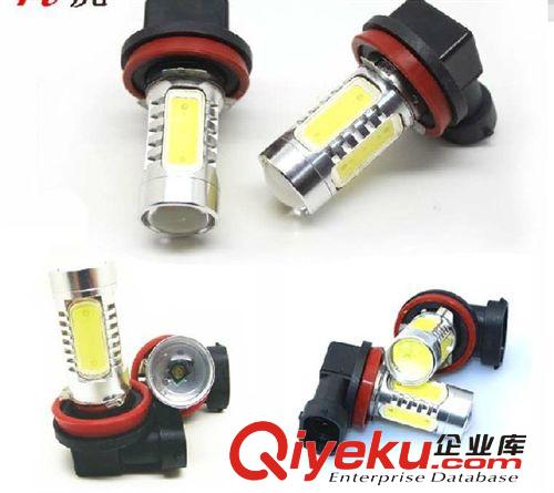 汽車霧燈 通用9006 H11 LED防霧燈11w帶透鏡高亮前霧燈原始圖片3