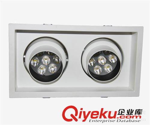 【推薦】供應DW-GS-4009-雙頭LED格柵射燈 7W*2 產品精美時尚原始圖片2