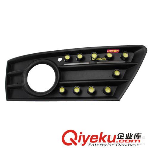 大眾CC日行燈霧燈框 LED日行燈 霧燈罩 超大功率LED燈珠原始圖片2