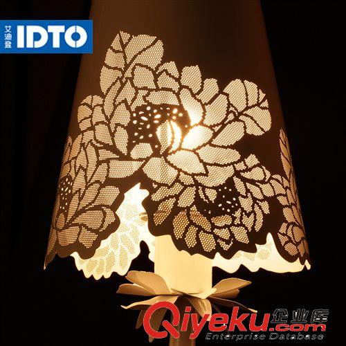 【IDTO艾迪登】客廳臥室不銹鋼雕花歐式LED單頭壁燈彩蝶 廠家直供原始圖片2