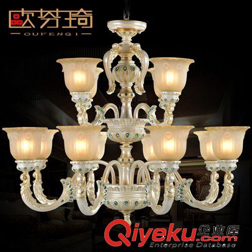 歐式奢華復(fù)式樓客廳大吊燈別墅酒店樓梯燈飾餐廳燈具廠家直銷批發(fā)原始圖片3