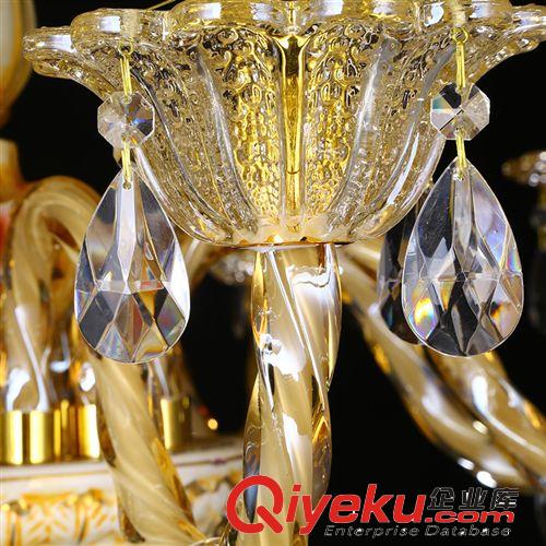 中山批發 新款創意客廳餐廳臥室酒店吊燈 歐式時尚陶瓷水晶吊燈原始圖片3