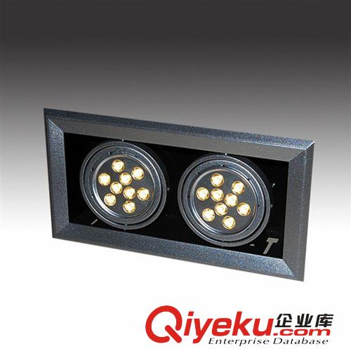 led射燈過道燈led雙頭射燈客廳背景斗膽燈節(jié)能格柵燈