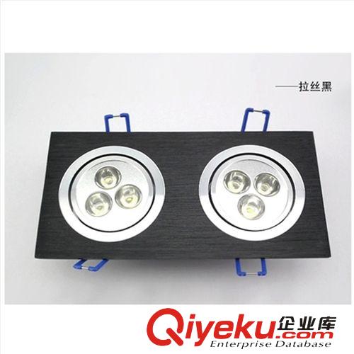 led射燈過道燈led雙頭射燈客廳背景斗膽燈節(jié)能格柵燈原始圖片2