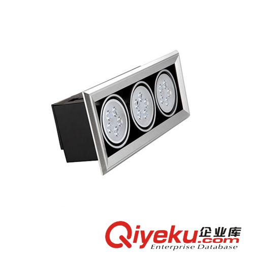 LED射燈格柵燈 豆膽燈單頭雙頭三頭3w5W7W燈具環(huán)保省電豆膽燈原始圖片2