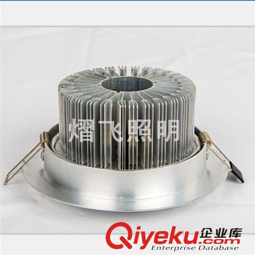 廠家直銷天花燈12W 12W大功率天花射燈 太陽花散熱LED天花燈12W