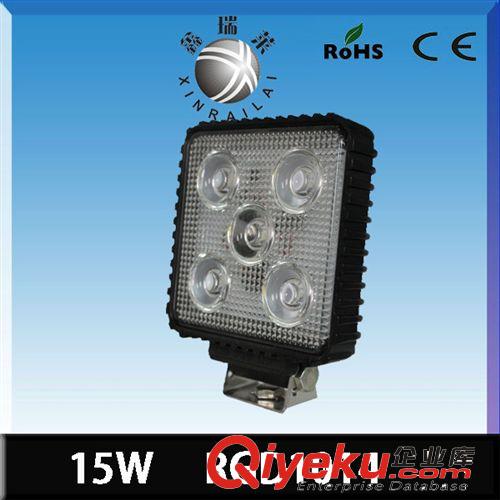 15W LED方形工作燈 汽車前大燈  越野車頂燈 工程車燈 改裝車燈