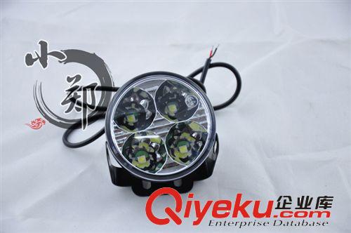 圓形-4LED日行燈 汽車通用LED霧燈改裝 日間行車燈 倒車燈