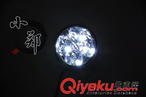 圓形-4LED日行燈 汽車通用LED霧燈改裝 日間行車燈 倒車燈
