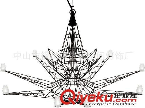 现代吊灯、埃菲尔铁塔吊灯、lightweight suspension lamp