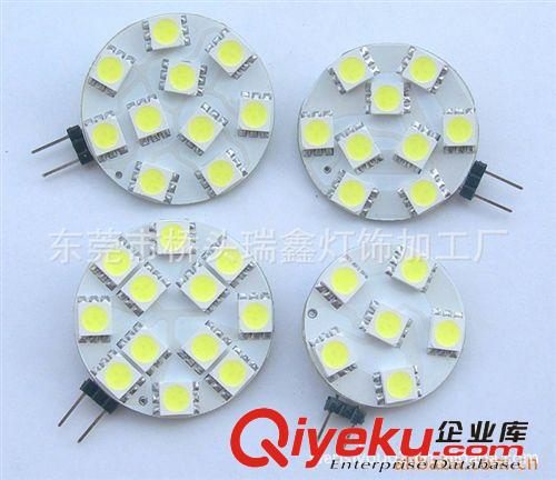 生產銷售 G4LED車燈 12顆 5050 貼片G4LED燈原始圖片3